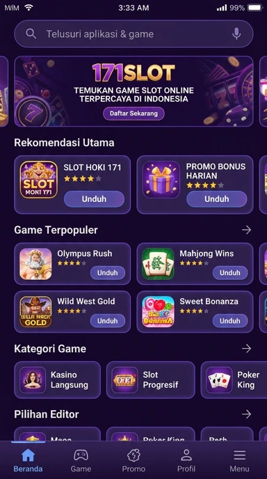 Aplikasi Populer - Katalog Resmi 171slot | Temukan Favoritmu