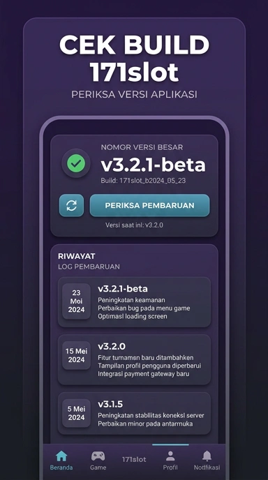 Riwayat Versi 171slot untuk Pengguna Android