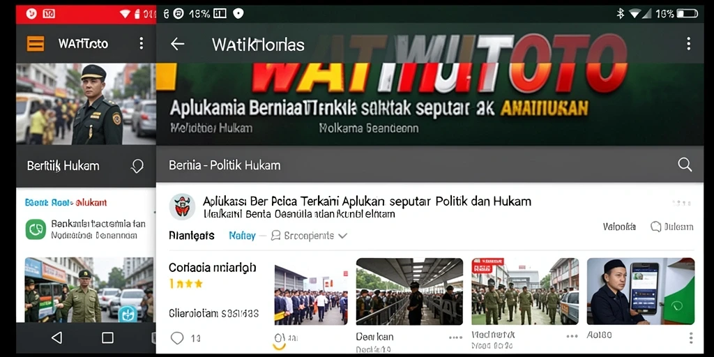 Tampilan antarmuka WATITOTO yang informatif dan mudah digunakan.